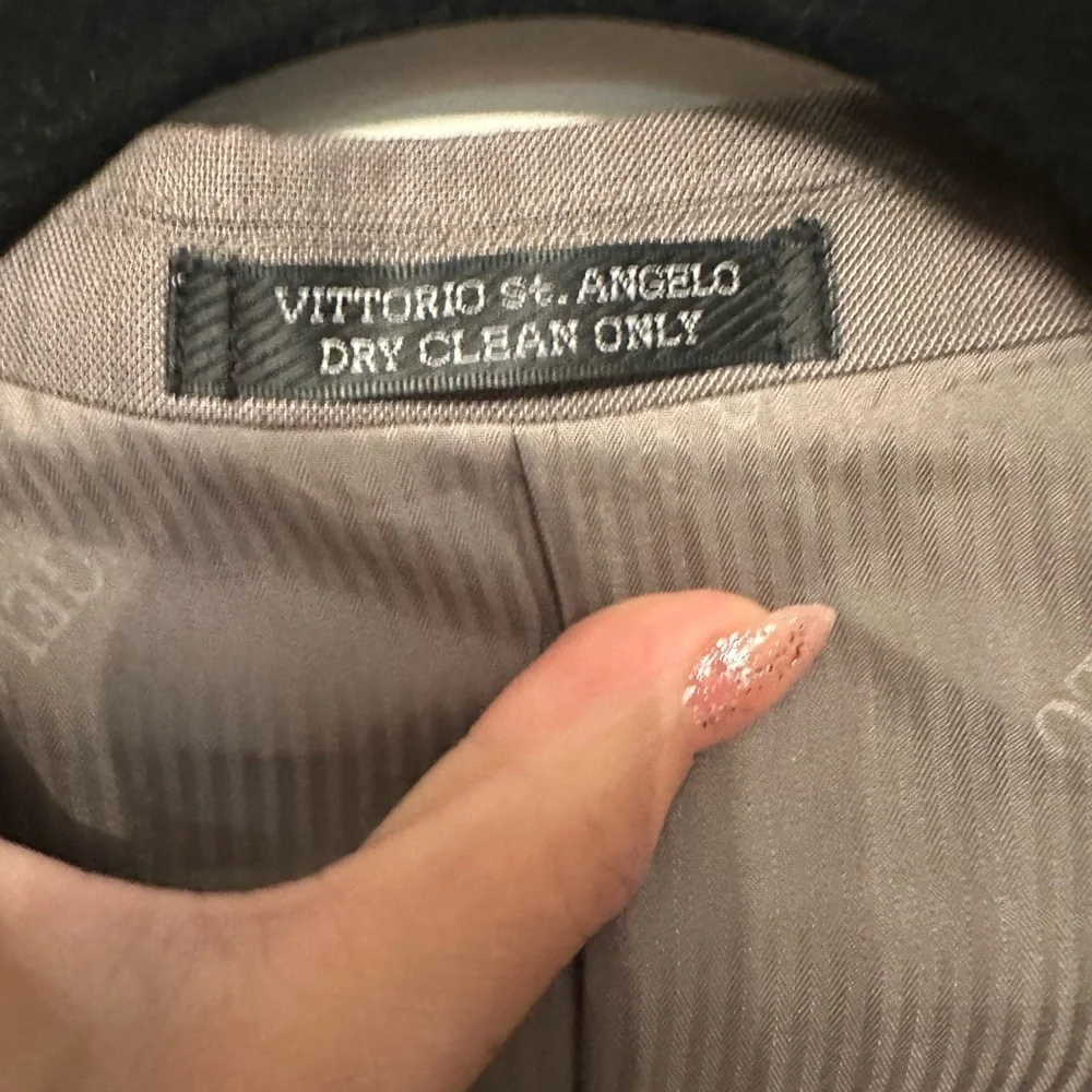 NWT Y2K Era Vittorio St Angelo Y2K Era Gray Sport Coat Blazer 40L